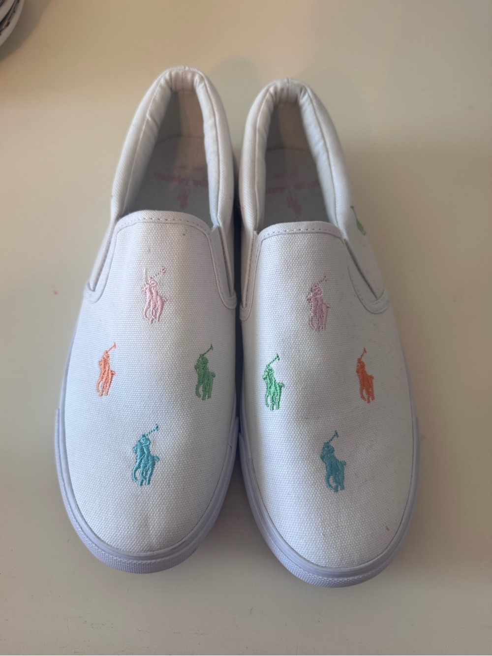 Polo Ralph Lauren Logo Slip On Sneakers